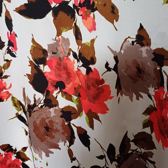 Mario Serrani Soft Floral Sleeveless Top XL - Picture 3 of 12